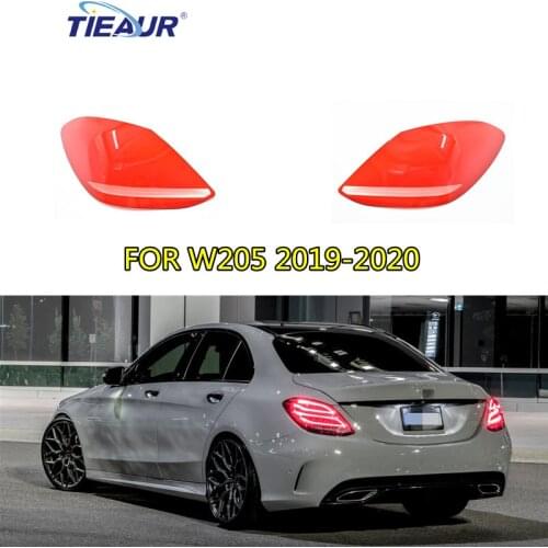 Rearlight Taillight Clear Shell Transparent Lens Cover For W205 2019 -2020 Replacement DIY