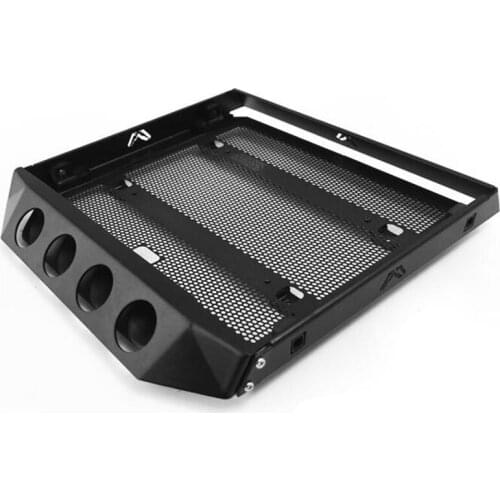 1/10 rc crawler car upgrade part metal roof luggage rack for 1:10 scale 4WD TF2 toyota LC70 remote control model truck