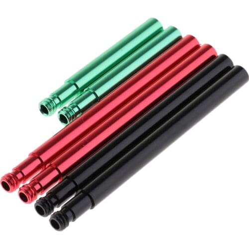 1 Pair Aluminium Alloy Bicycle Tyre Inner Tube Presta Valve Extender Bicycle Presta Valve Extender Road Bicycle Tube Parts