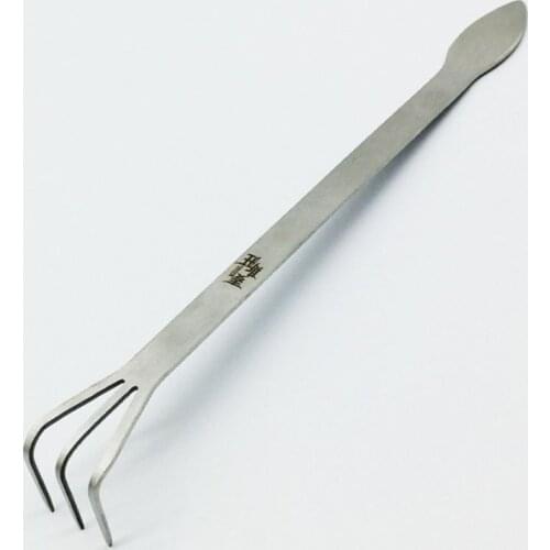 1pc Stainless Steel Bonsai Root Rake Bonsai & Gardening Spatula Loosen Soil Multifunctional Garden Tool