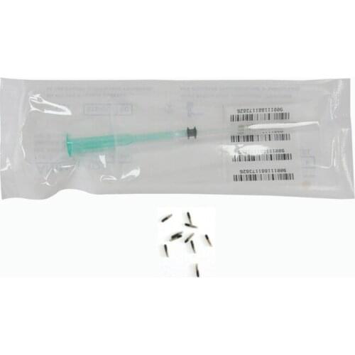 10pcs 1.25*7MM Iso11784/5 Fdx-b animal pet id tracking rfid microchips for fish turtle+10pcs 1.25*7mm Lf rfid microchip syringe