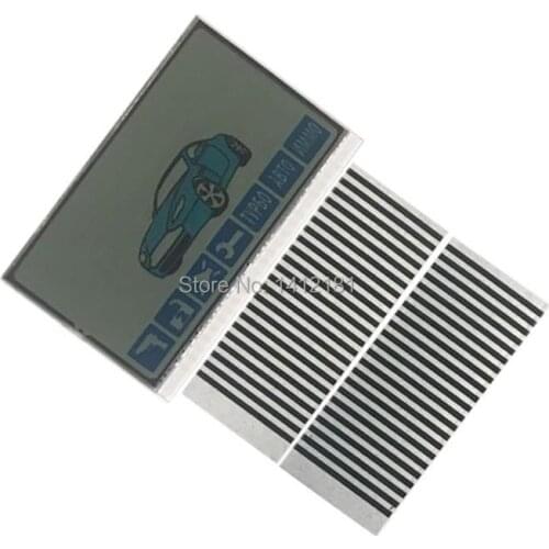 10PCS/lot Russian A61 Lcd Display Flexible Cable For 10 PCS Car Alarm Starline A61 LCD Remote Control Keychain A61 Zebra Stripes