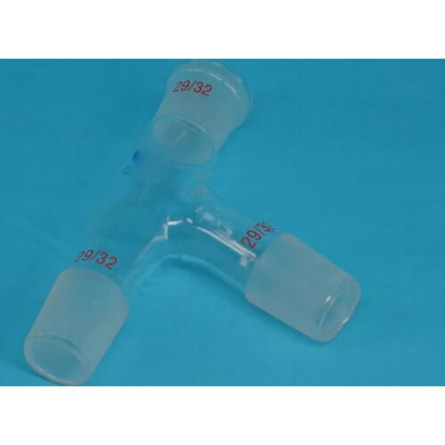 29/32 Joint Distillation Adapter 3-way Claisen 75 Degree Head Connector Tube