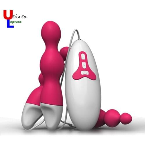 Utinta Leptura Vibrating Anal Plug 10 Mode Silicone Anal Sex Toy For Men and Women Anal Vibrator Butt Plug Erotic Sex Products