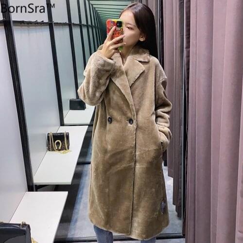 Женские шубы Bornsra China At AliExpress