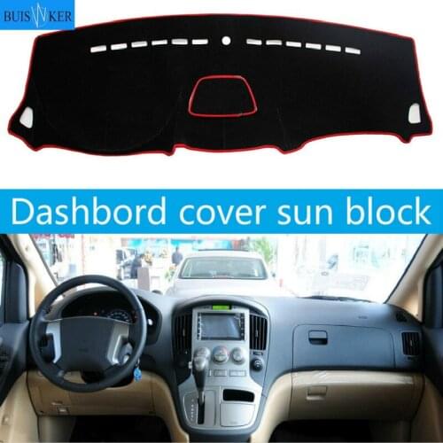 Dashboard Cover Sun Shade Dash Mat Pad Carpet Stickers Interior Accessories For Hyundai Grand Starex Royale i800 H-1 H300 07~19