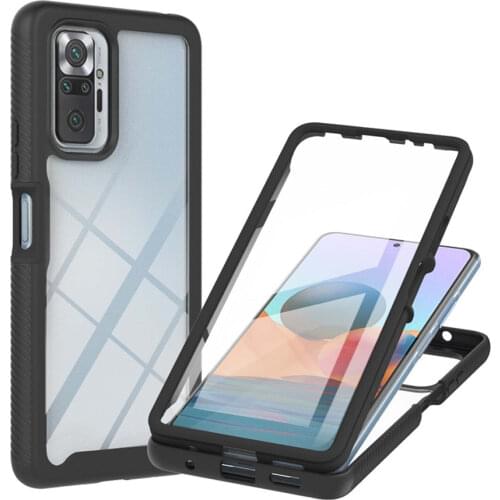 Redmi Note 10 4G 2021 Crystal Case For Xiaomi Redmi Note 10S 10 S Bumper Armor Etui Back Panel Case Redmi Note 10 Pro Max Cover