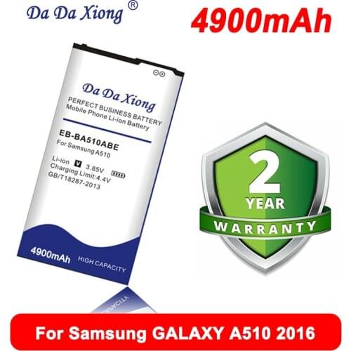 DaDaXiong Original 4800mAh EB-BA510ABE Battery For Samsung Galaxy 2016 Edition A510 SM-A510F A5100 A51 Cell Phone Battery