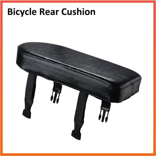 Anti Slip Children Seat Comfortable Easy Install Quick Release PU Leather Bicycle Rear Cushion Soft Bike Accessories Universal