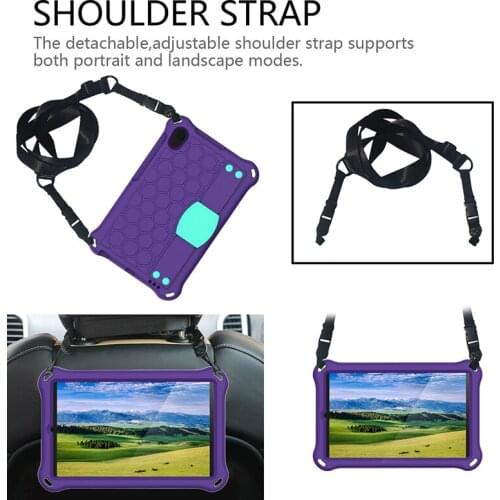 Design for Kids Protective Cover for Samsung Galaxy Tab A 8.4 T307U T307 EVA Shockproof Case with Shoulder Strap