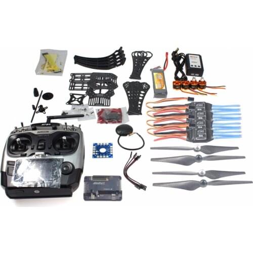 DIY RC Drone Quadrocopter RTF X4M360L Frame Kit with GPS APM 2.8 AT9S Transmitter TX RX F14892-C