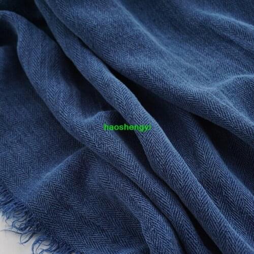 Brand original thick autumn and winter hemp fabric, robe coat dress shoes mechanism fabric