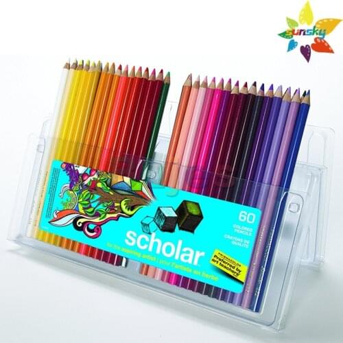 OEM 60 color prismacolor Sanford scholar pencil oily paint pencil 4.0mm soft big core pencil Prismacolor premier artist pencil