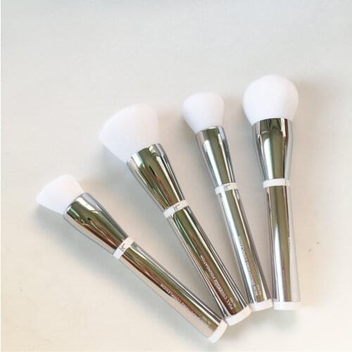 IT-SERIES Heavenly Skin 703 Full Coverage Foundation Makeup Brush - White Hair with Silver Handle Luxury Beauty Cosmetics Tools