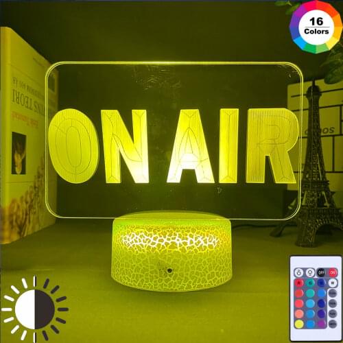 Gaming Room 3D Night Light Lamp On Air Console Icon Logo Desk Setup Lighting Decor on the table Light for Kids Bedside Gift