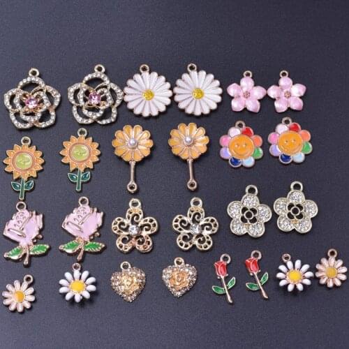 Different Color Insect Charm Pendant Bee Cricket Animal Charms For Jewelry Making DIY Necklace Earring Rainbow Gold Silver Color