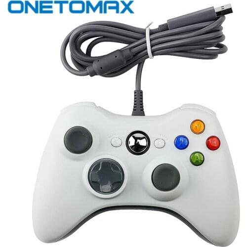 PC Game Controller USB Wired Dual Vibration Gamepad For Windows 7 8 10 Game Control Wired Joystick Joypad for Microsoft PC Games