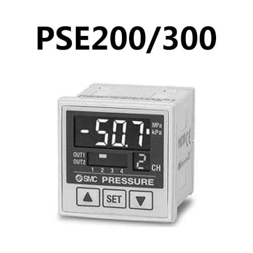 PSE200 Series SMC New Pneumatic Flow Sensor Multi-Channel Controller