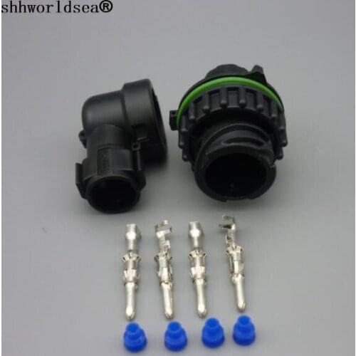 Shhworldsea 5/30/100sets composite plastics socket cover ,conector cover case railway round connector 1-967402-1