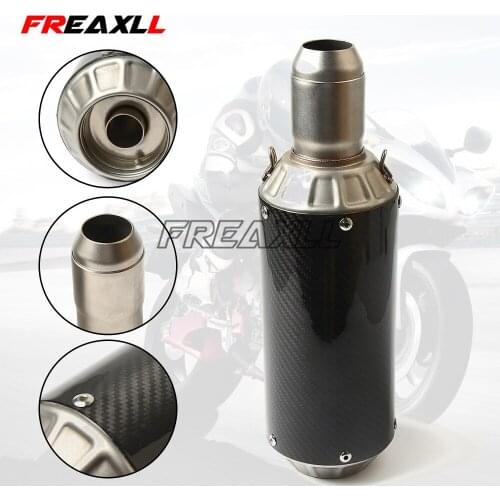 Universal 36-51mm modified scooter motorcycle exhaust pipe muffler For Aprilia ducati Honda CB650F CB1000R CBR 600f4i 400 Suzuki