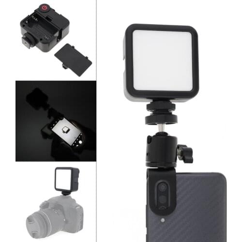 W49 Mini Video Light Lighting Camera Light Lamp Adjustable Brightness for Photography Camera Light Vlog Fill Light Live