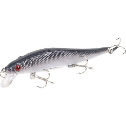 1pcs Fishing Lure Minnow Wobbler 15g/11.5cm Trolling Artificial Hard Bait Crankbait Carp Pesca Jig Fishing Tackle Depth 0-1.5m