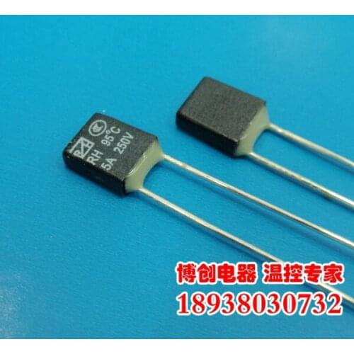 100pcs/LED dedicated Square temperature fuse RH 92 degree 2A 250V Thermal fuse body