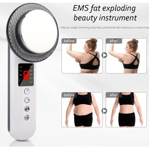 3 In 1 Body Slimming Massager EMS Ultrasound Cavitation Lipo Fat Burner Machine Galvanic Infrared Ultrasonic Weight Lose Tools