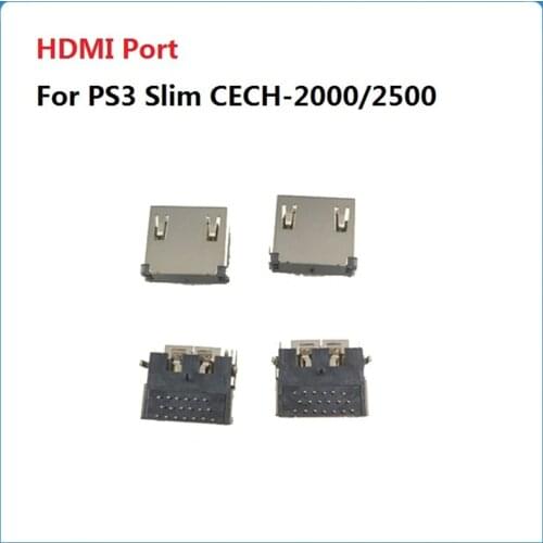 5/10Pcs For PS3 Slim CECH-2000/2500 HDMI -Compatible Port For Playstation 3 Connector Socket HD Interface Jack Repair Parts