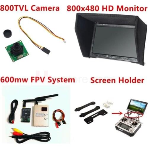 AIO FPV Kit 5.8Ghz 600mW 32Ch Wireless A/V transmitter Receiver TS832 RC832 Plus QAV250 DJI phantom Sj4000