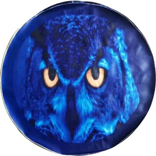 Car 14", 15",16" ,17'' inch picture Logo PVC PU Spare Tire Tyre Wheel Valve Covers For Cars Accessories