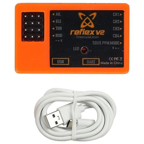 FMS Reflex V2 Flight Controller Gyro Stabilizer for FMS RC Airplane Warbird 1100mm 1400mm 2000mm Drone