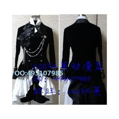 Halloween Kuroshitsuji 21 Black Butler Ciel Phantomhive Cosplay Costume Cosplay Costume custom any size