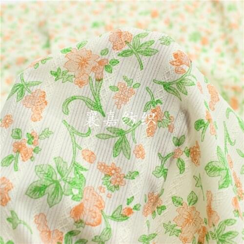 Cotton Fabric Cotton Jace Fabric Pastoral Small Fresh Womens Shirt Skirt Fabric Childrens Fabric