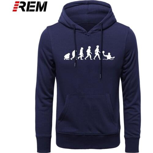 REM Hoodies Evolution Waterpolo Ball Player Men Fashion long Sleeve O-neck Cotton Funny Cool Male Tops Hoodies, Sweatshirts