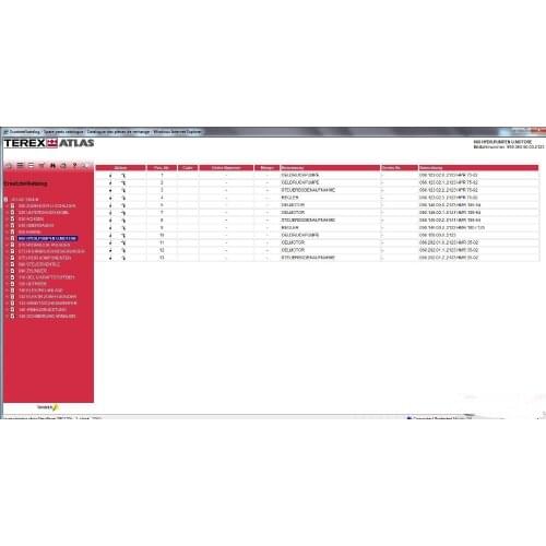 Atlas Terex CD Spare Parts Catalog