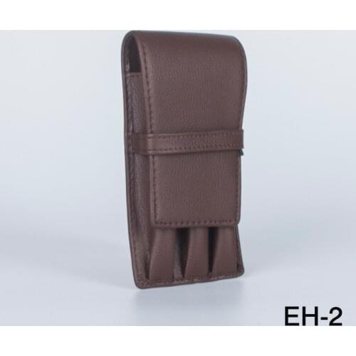 Leather Pencil Case Washed Pen Case / Bag for 3 Pens , Coffee Pouch High Quality for Storage stationery set gel pen bag