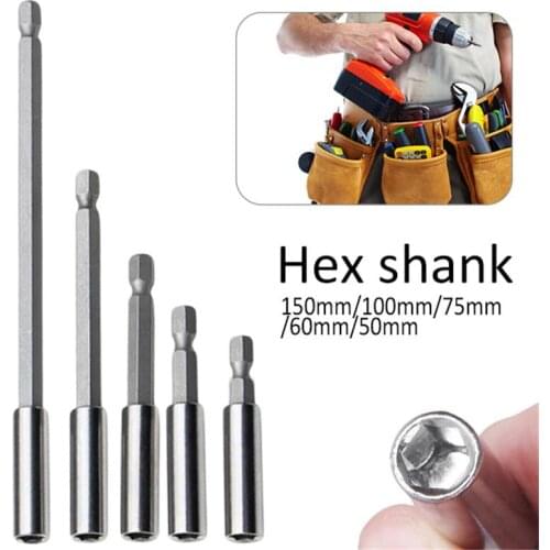 1/4 Hex Shank Screwdriver Tip Magnetic Holder Hand Tool Socket Extension Tool