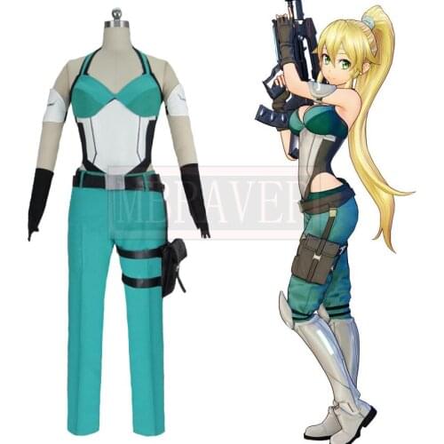 Sword Art Online: Fatal Bullet Leafa Cosplay Costume Custom Made Any Size