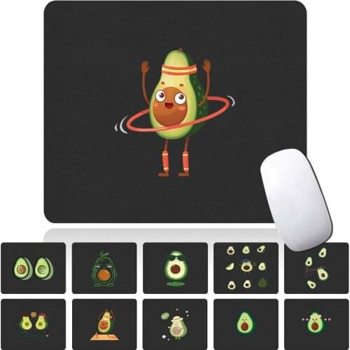 Cute Avocado Pattern Mouse Pad Anti-student Notebook Pad Keyboard Protection Pad Office Desktop Waterproof Mouse Pad