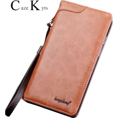 New Mens wallet clutch bag mens multi-card suit suit bag long US dollar bag large capacity mobile phone bag