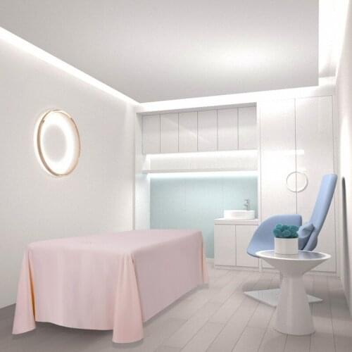 290*180cm Solid Bed Skirt for Beauty Salon Massage Table Bed Sheet Skin-Friendly Massage Sheet SPA Treatment Bed Full Cover