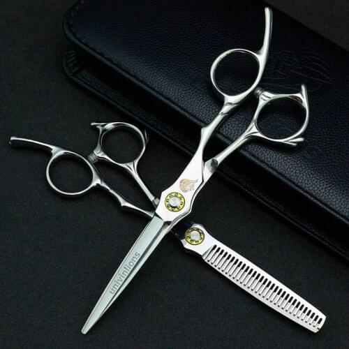 6" Bearing Screw Razor Barber Hair Scissors Japan Hairdressing Scissors for Cut Hair Shears Hair Dressing Scissors High Quality