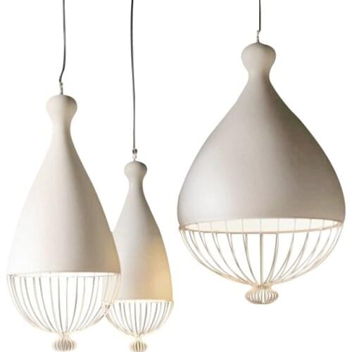 Nordic style simple modern household restaurant creative personality birdcage coffee bar loft Chandelier
