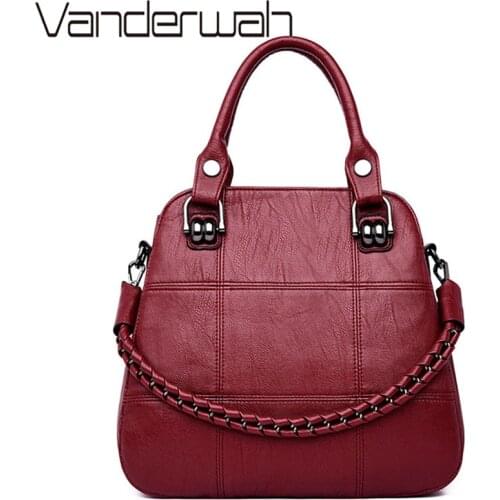 Luxury Handbags Soft Leather Women Bags Designer Shoulder Crossbody Bags for Women 2019 Ladies Hand Bags Sac A Main Femme Bolsas