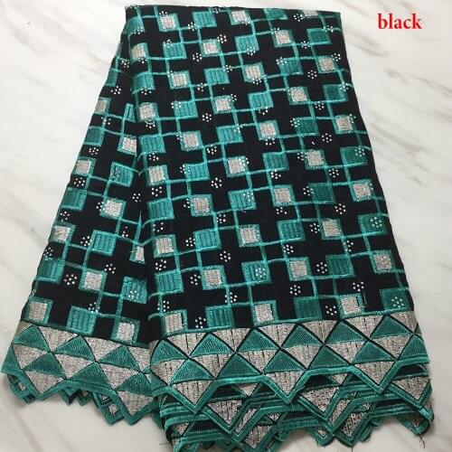 Multicolors swiss voile lace in switzerland new arrival 5 yards high quality african fabric material cotton sewing KRL-31152