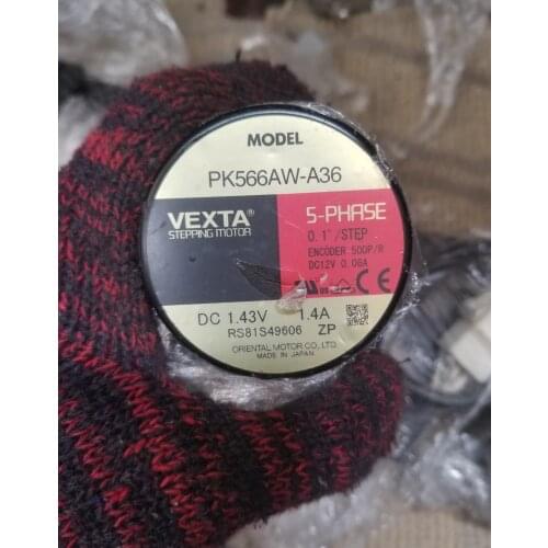 PK566AW-A36 setpper motor , used in good condition . 80% appearance new , good working , free shipping