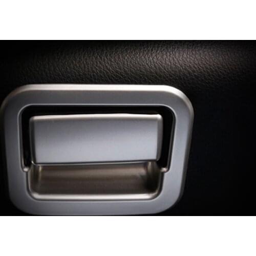 Car Styling For TOYOTA RAV4 RAV 4 2016 2017 2018 Interior The co-pilot Glove Box Switch Decoration Cover Trim