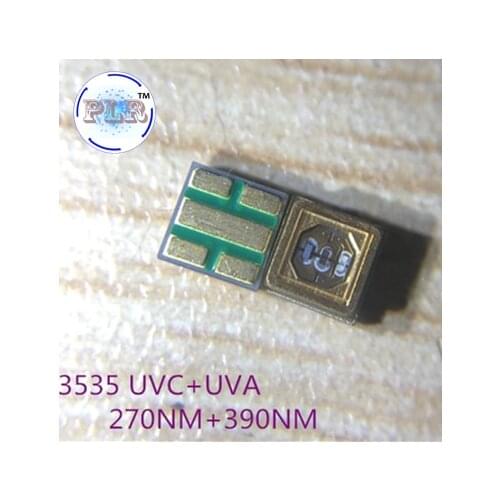 UVC UVA LED Sterilizer Chip Lamp PLR 275nm Ultraviolet Light Bead Disinfection Bactericidal Lamp 265nm 6V 3535 UV Sterilization