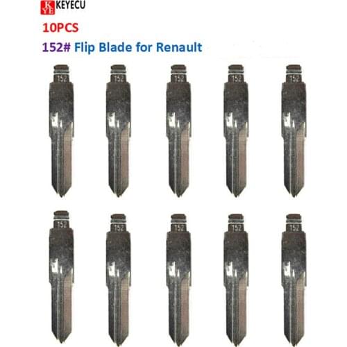 10PCS KEYDIY Universal Flip Remotes Blade 152# Blade for Renault